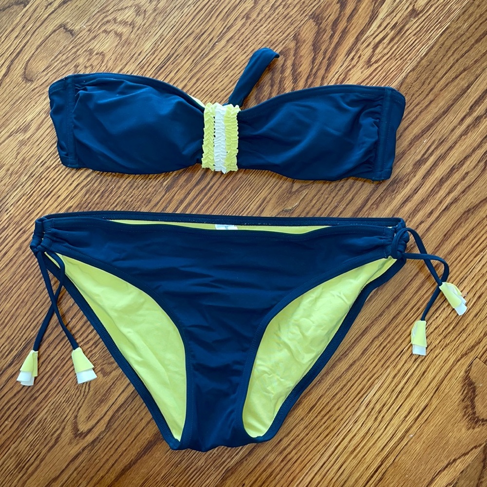 Gap Body colorblock bandeau bikini
